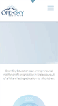 Mobile Screenshot of openskyeducation.org